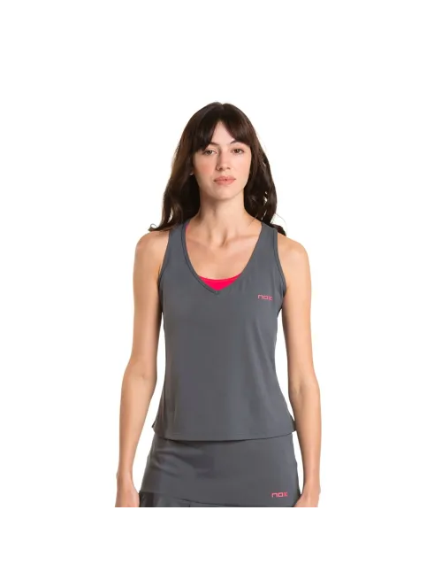 Camiseta Nox Tirantes Pro Gris Mujer | Ofertas de pádel